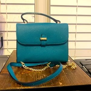 Dark green/teal purse from target